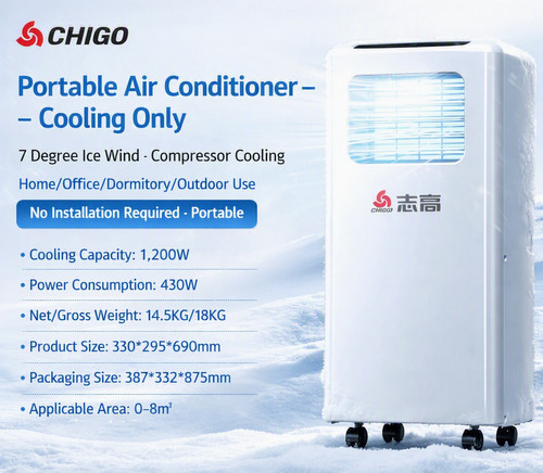 New chigo 7000 btu portable - new🍹chigo,