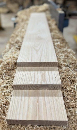 Ash boards kiln dried - dried,