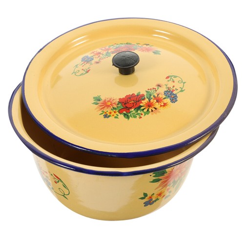 Enamel old fashioned lard - enamel,