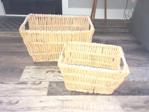 Vintage set woven wicker - set, 2