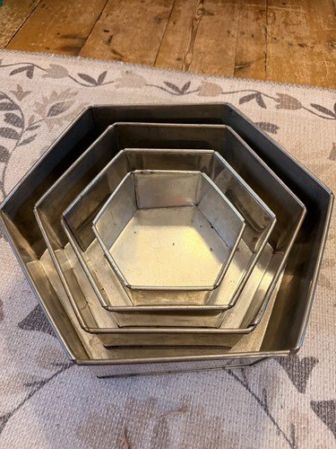 Vintage stacking hexagonal - vintage,