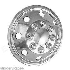 15" Inch Chrome Van Wheel Trim Motorhome RV Hub Cap X1 Domed Curved SINGLE Spare