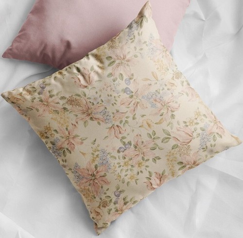 Vintage floral cushion - floral,