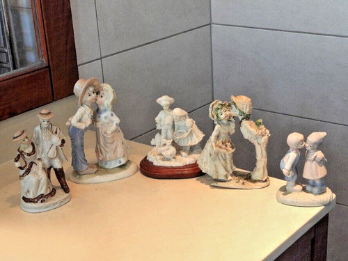 Victorian ceramic statuettes - victorian,