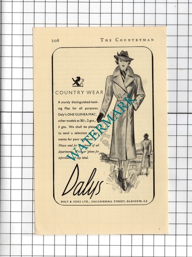 Daly sons ltd glasgow dalys - &,