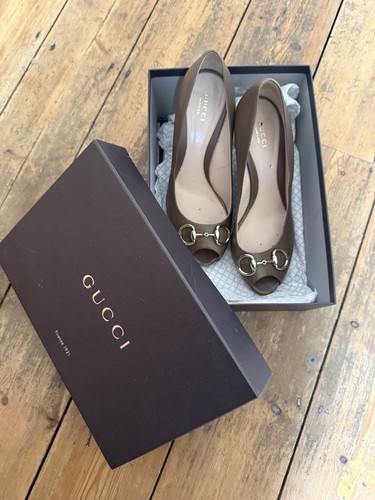 Gucci women horsebit peeptoe - gucci,