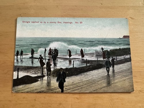 Postcard shingle washed up - postcard,