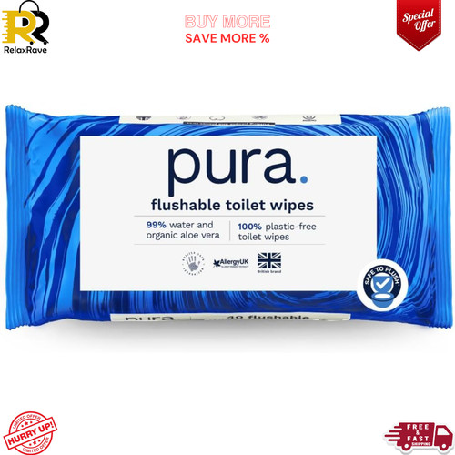 Pura flushable moist toilet - flushable,