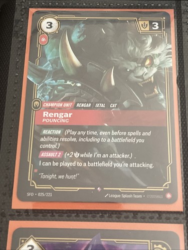 Rengar pouncing riftbound - pouncing,