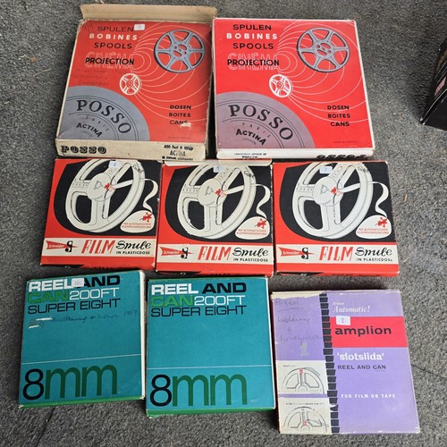 Super 8mm plastic reel - 8, &