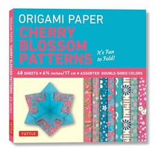 Origami Paper- Cherry Blossom Prints- Small 6 3/4" 4...