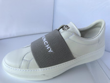 New Givenchy Men's City Sneakers Size 9 White Tennis Shoes Gray