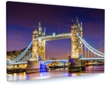 TOWER BRIDGE LONDON CANVAS PICTURE PRINT WALL ART