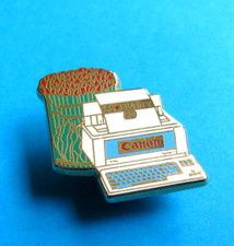 Canon Pin badge. STARWRITER 80. Enamel. VGC. Arthus Bertrand