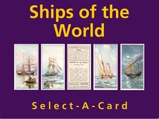 R.J.Lea SHIPS OF THE WORLD- Select - A - Card