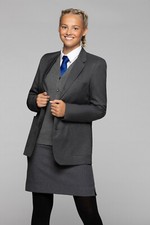 Girls Beau Brummel Viscount Two-Button Grey School Blazer/37" - New with Tags