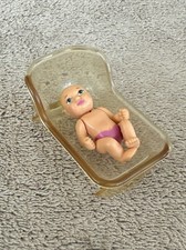 Mattel Doll Happy Family Pregnant Midge Newborn Baby & Cot