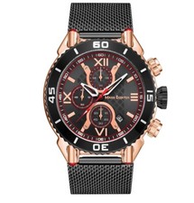 Chronograph Watch Magnitude Black Stainless Steel Mann Egerton ??