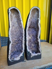 Amethyst pair geode cave - pair,