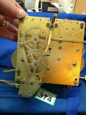Clock Movement Westminster +2 Chime, Sold for spares parts salvage wheels