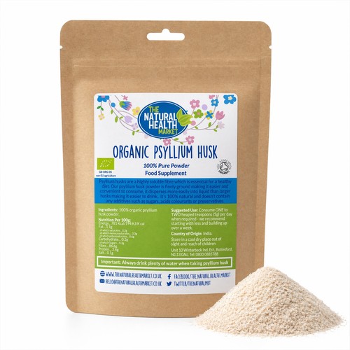 Psyllium husk powder organic - psyllium,