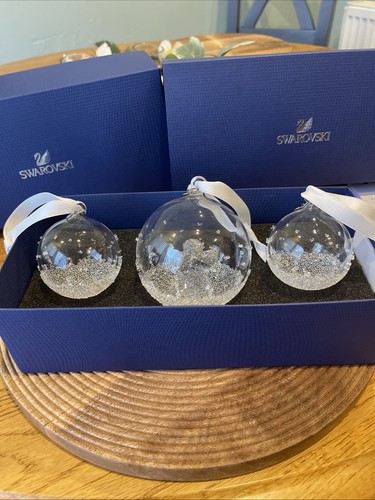 Swarovski christmas ball set - christmas,