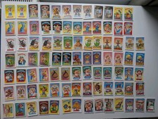 1986 Topps Garbage Pail Kids Series 3 OS3 Partial Set Good Condition 108 Cards
