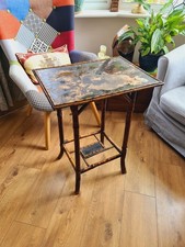 Antique Bamboo Side Table Two