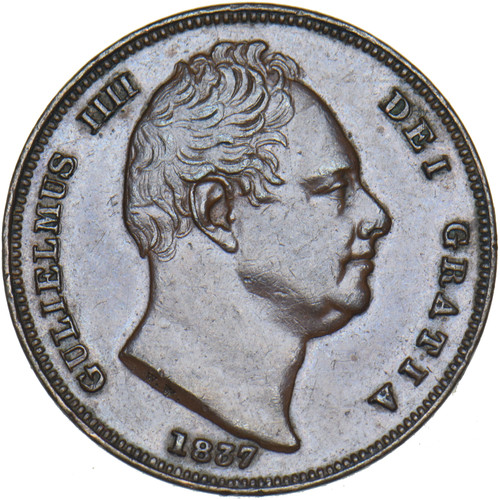 1837 farthing william iv - farthing,