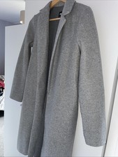 Zara Grey Long Coat Size S