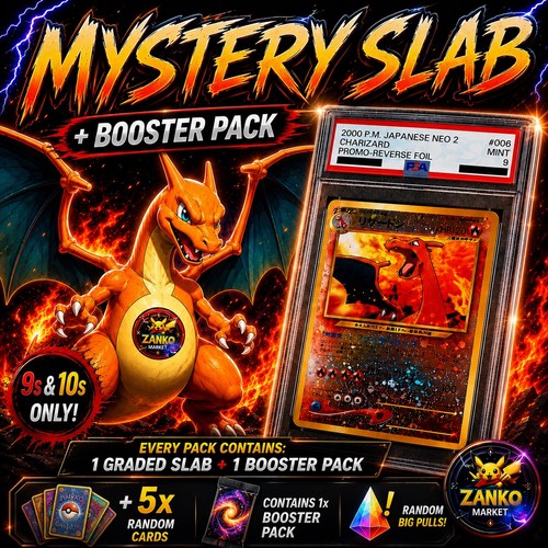 Mystery pokemon graded - graded, card