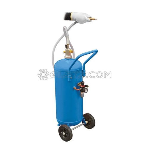 Wheeled soda blaster - wheeled,