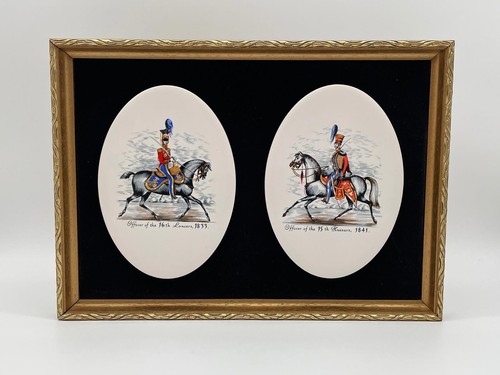 Vintage framed ceramic - vintage,