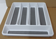 Cutlery Tray White Plastic 5