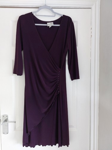 Joseph ribkoff purple faux - ribkoff,