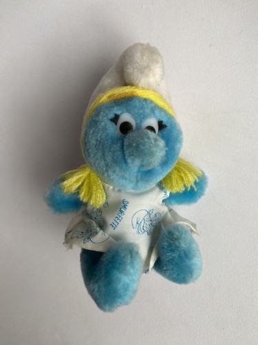 Vintage smurfette soft toy - soft,