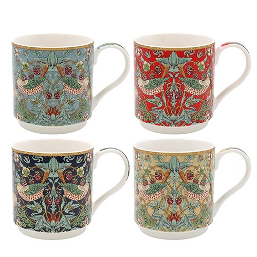 Fine china stacking mugs - stacking, of