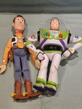 VTG Disney Thinkway Toy Story Woody Buzz Lightyear Talking Interactive Buddies