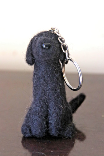 Needle felted labradors - felted,
