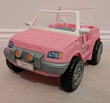 Barbie Pink & White Jeep