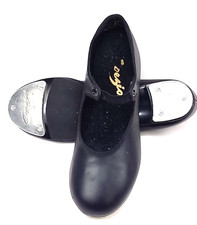 Capezio Childrens Shuffle Tap Dance Shoes Black Helps Charity