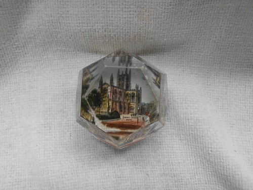 Antique faceted glass - faceted,