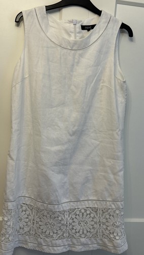 Next white linen - linen, dress