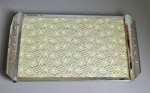 Vintage chrome glass pale - vintage,
