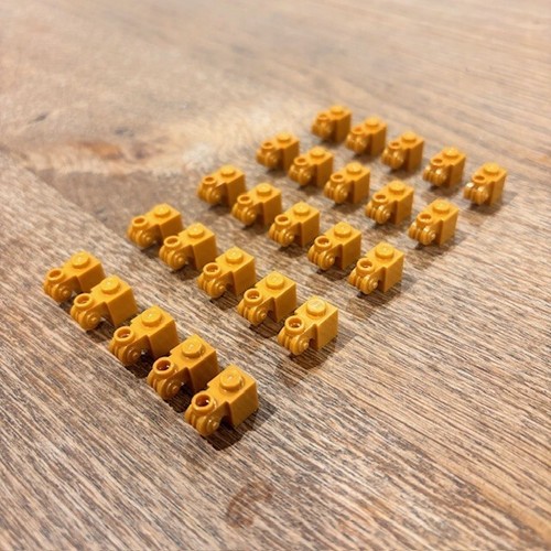 Lego 1x1x2 brick with scroll - 1x1x2,
