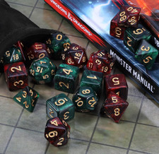 7 DIE POLYHEDRAL GAME DICE SET