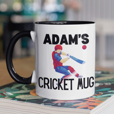 Personalised Cricket Mug /