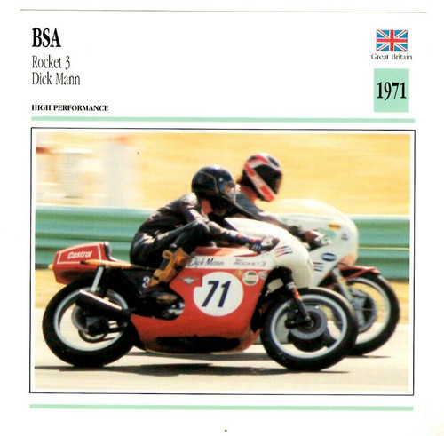 Bsa rocket dick mann high - rocket,