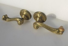 Vintage brass lever door - vintage,