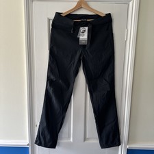 North Ridge Walking Trousers Men’s, Shower Proof, Stretch Fabric  - W30 Black